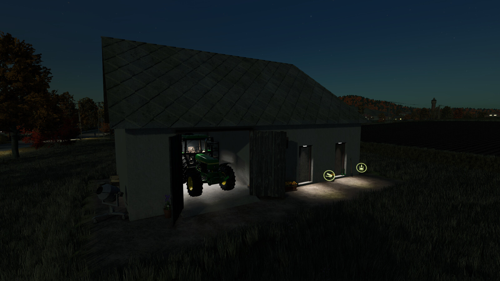 Small Garage With Root Crop Storage