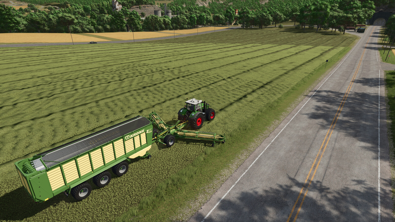 Krone Trailed Windrower
