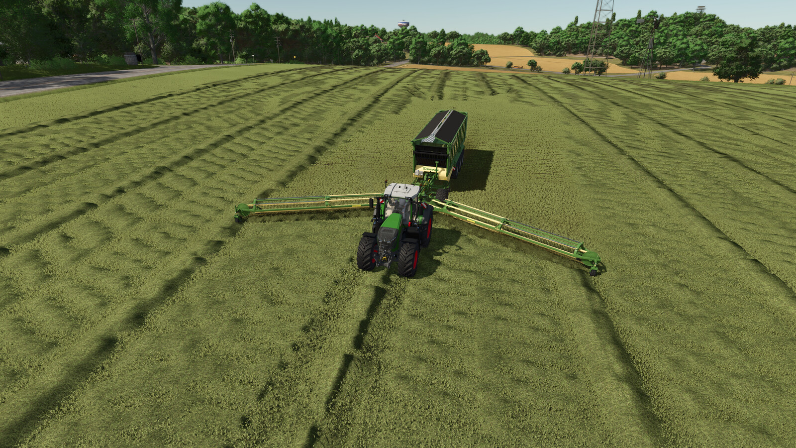 Krone Trailed Windrower