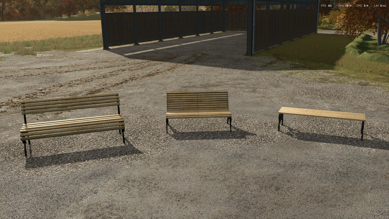 Wooden Benches Pack