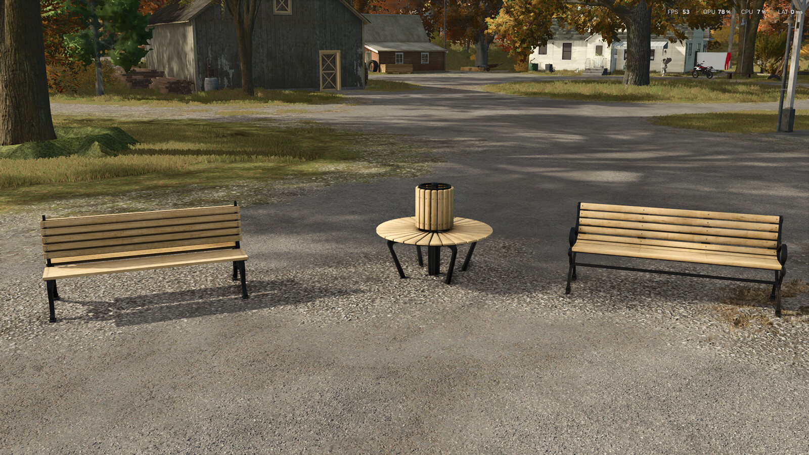 Wooden Benches Pack