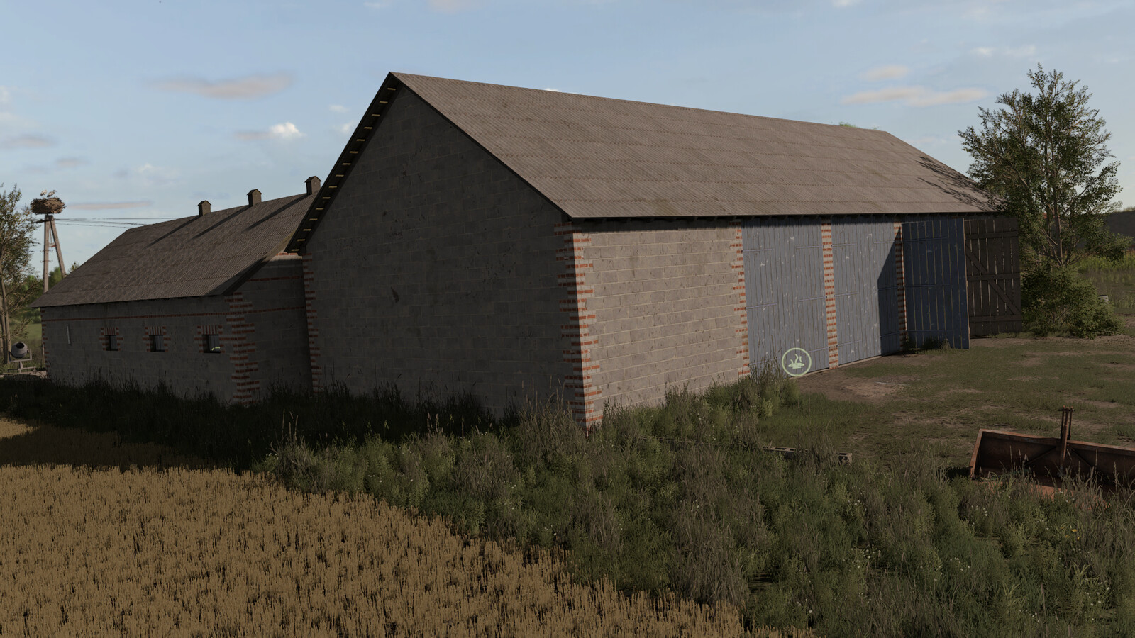 Small Cowshed With Barn