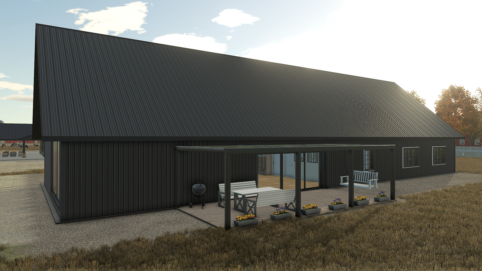 House With Two Car Garage
