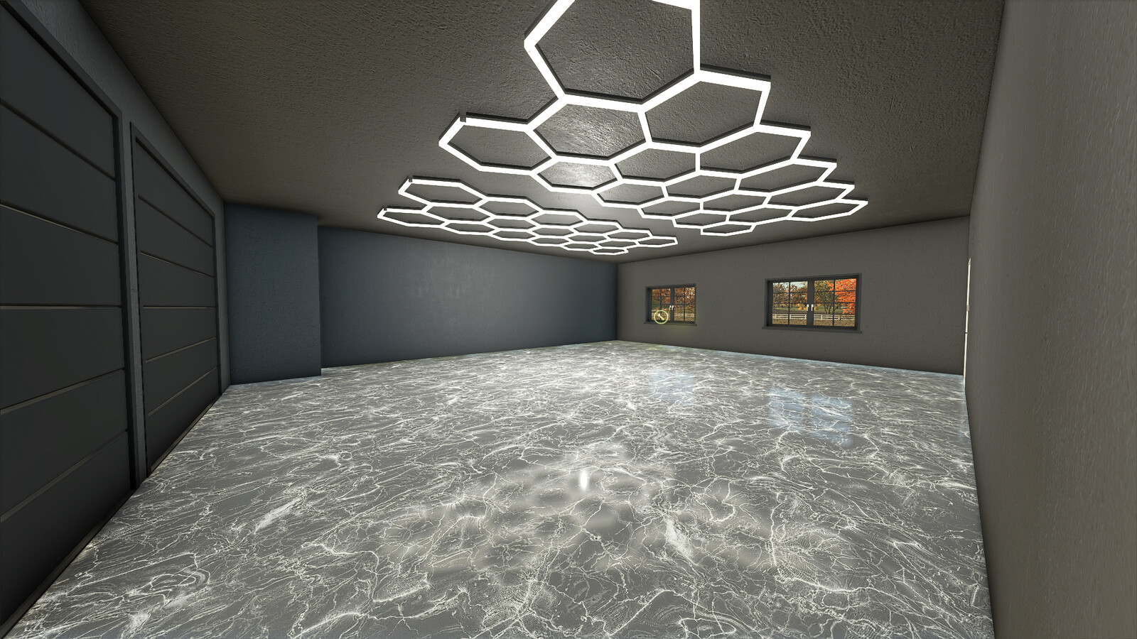 House With Two Car Garage