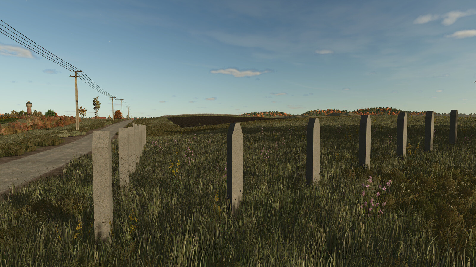 Old Concrete Fence