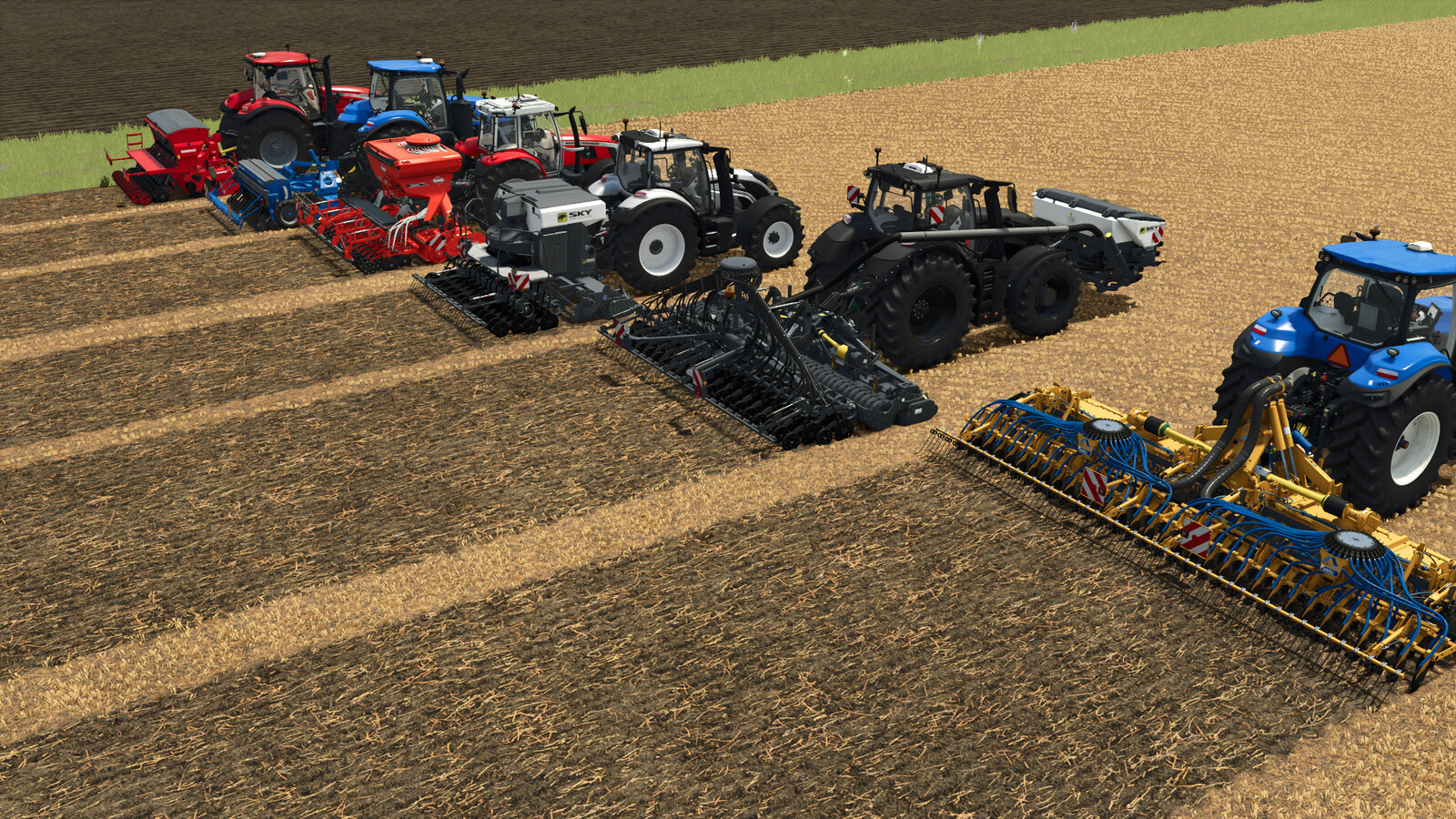 Harrow Seeder Support