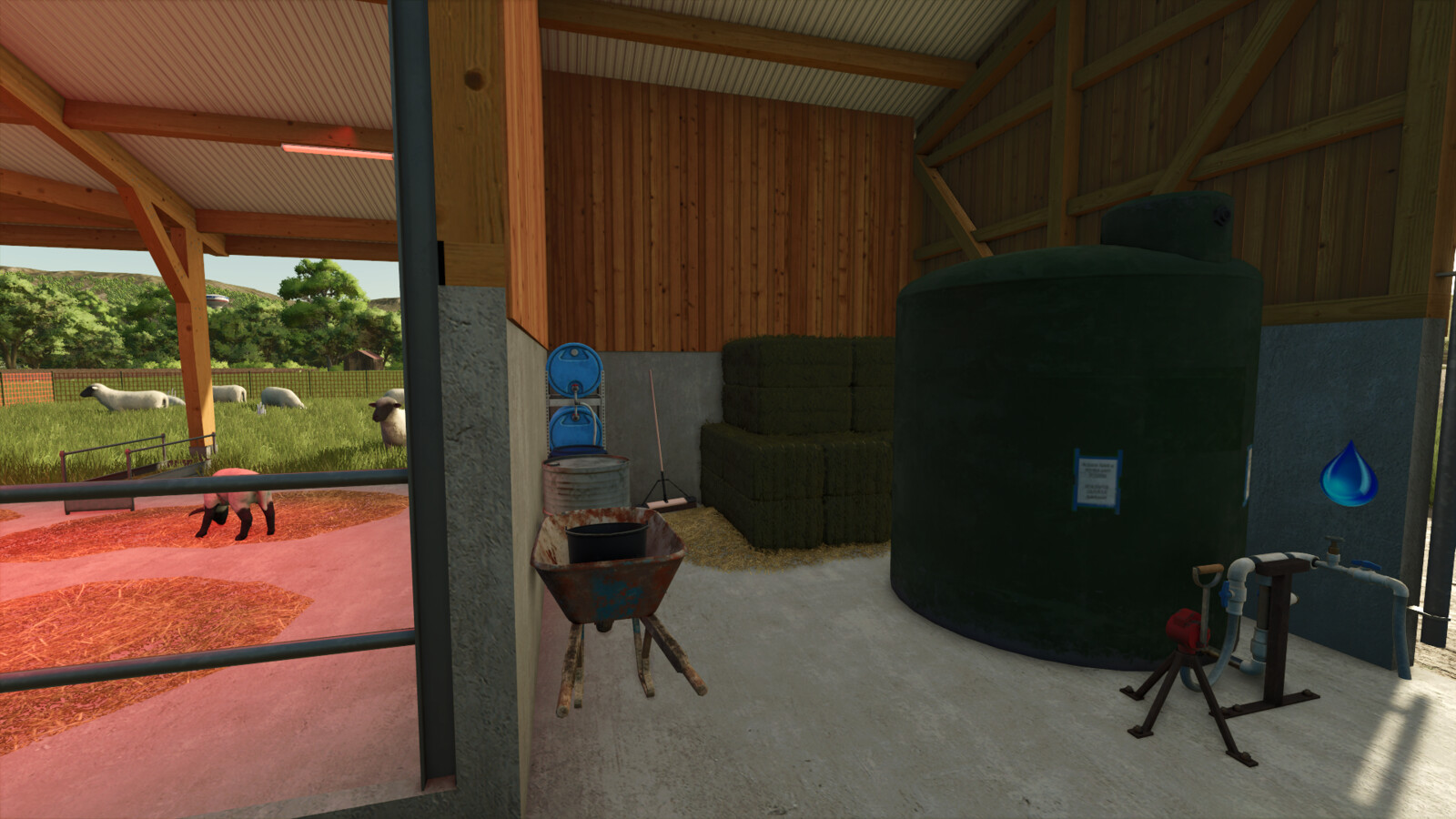 Sheep Barn For 500 Animals