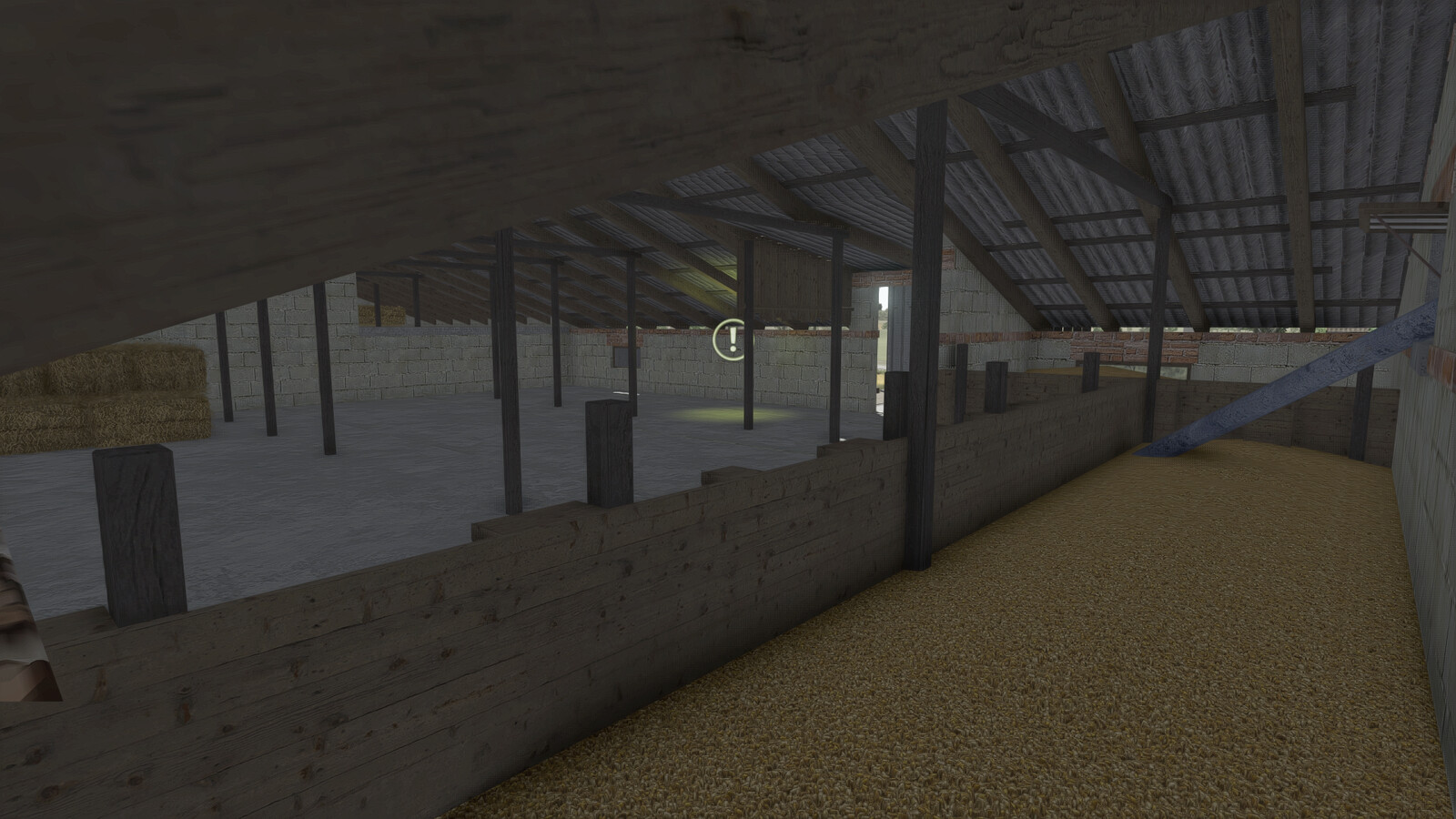 Cowbarn With Loft And Brake Room