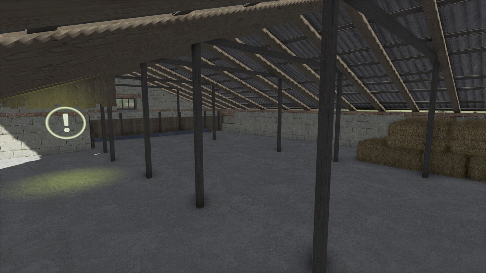 Cowbarn With Loft And Brake Room