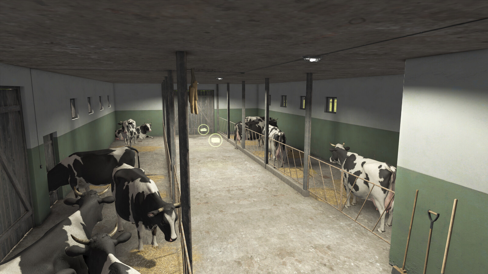 Polish Cowshed With Pasture
