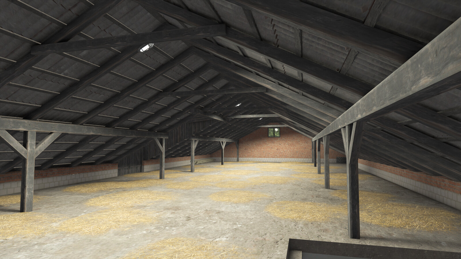 Polish Cowshed With Pasture