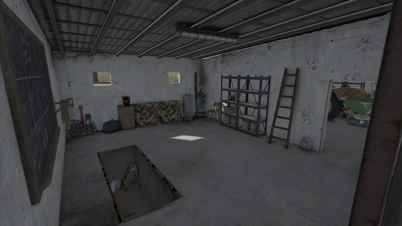 Small Pigsty With Barn