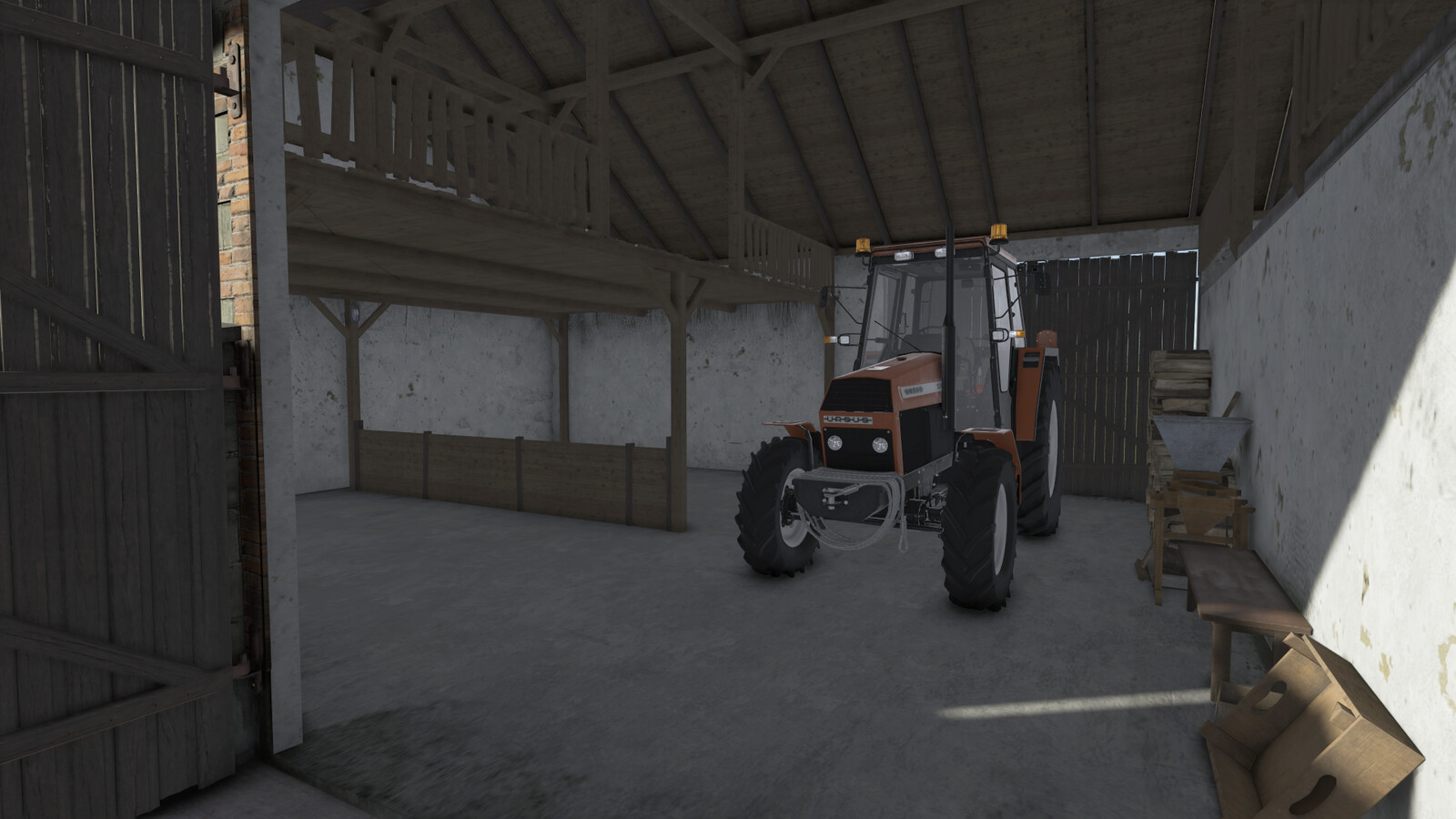 Small Pigsty With Barn