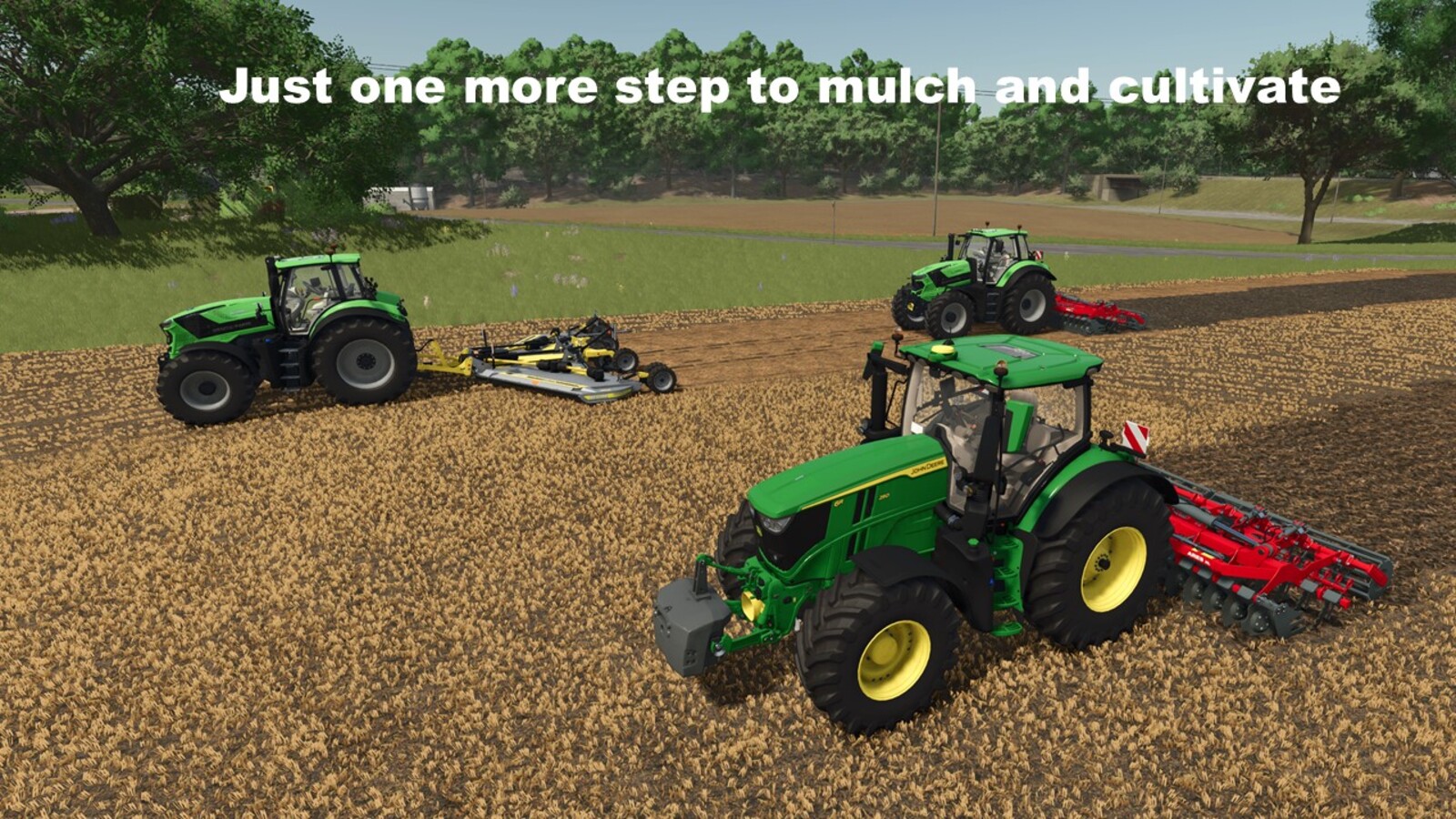 Disc Harrow Mulching