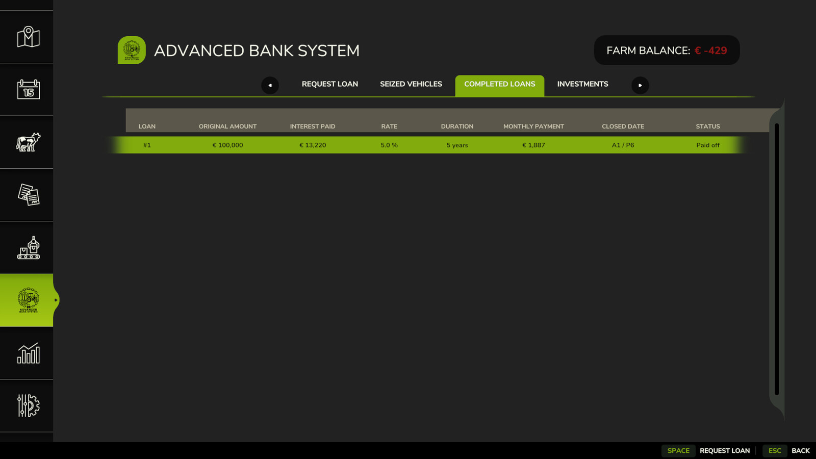 Advanced Bank System