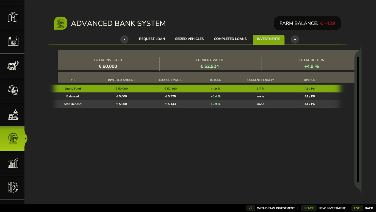 Advanced Bank System
