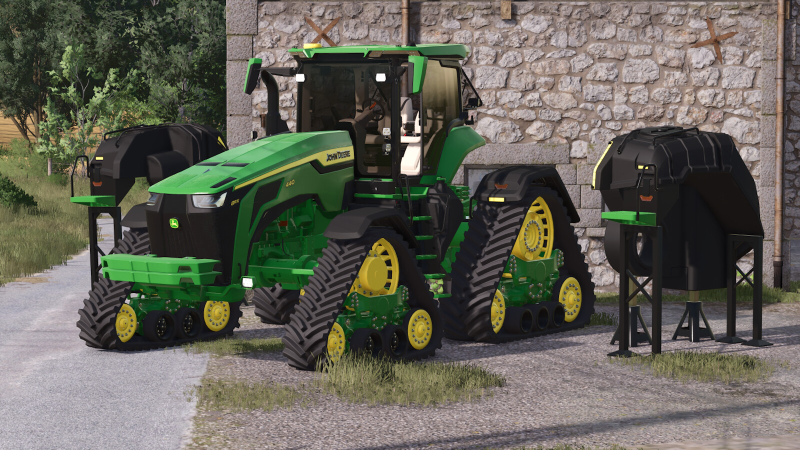 John Deere 8RX540 High Horsepower And Side Tanks