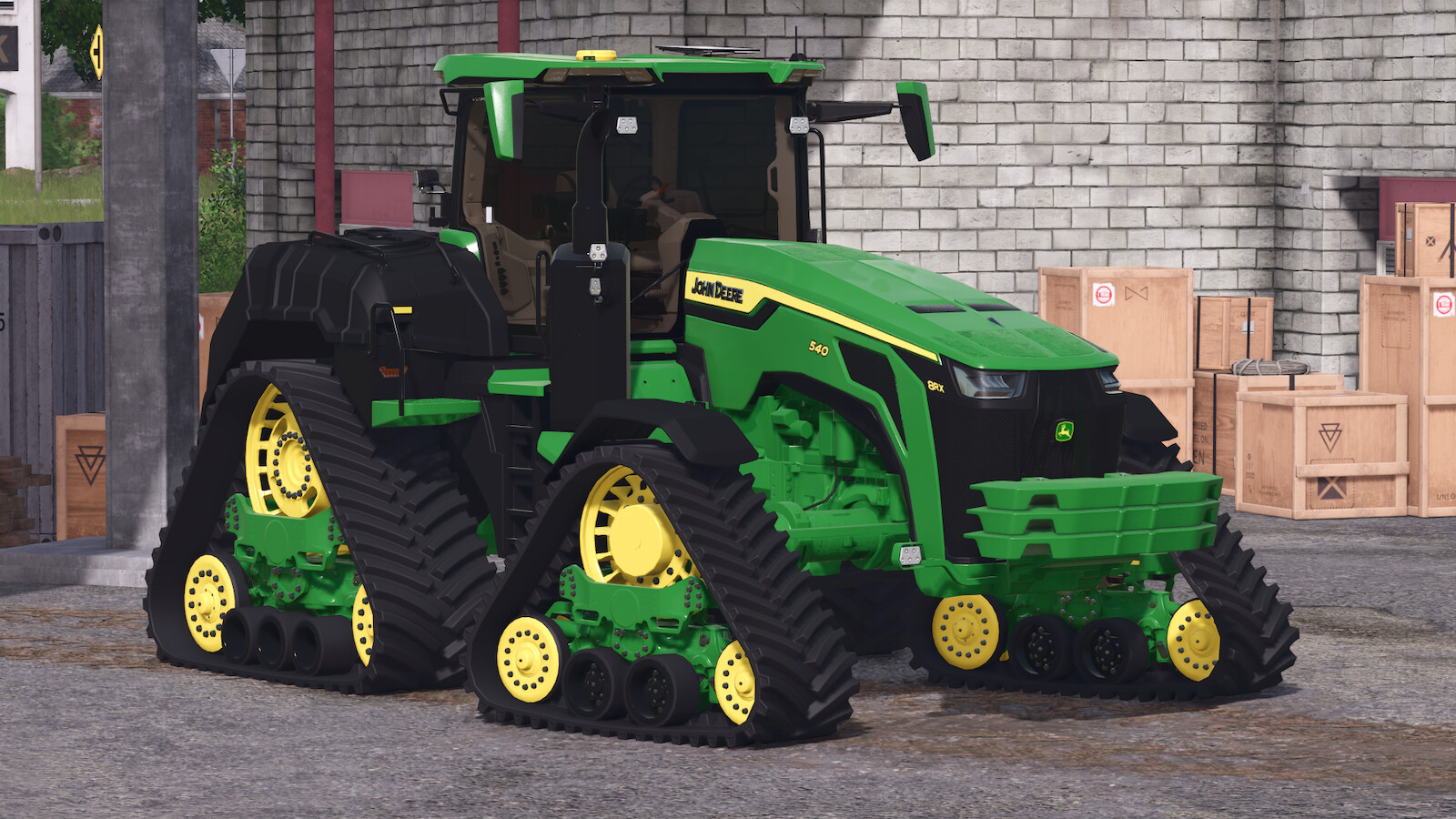 John Deere 8RX540 High Horsepower And Side Tanks