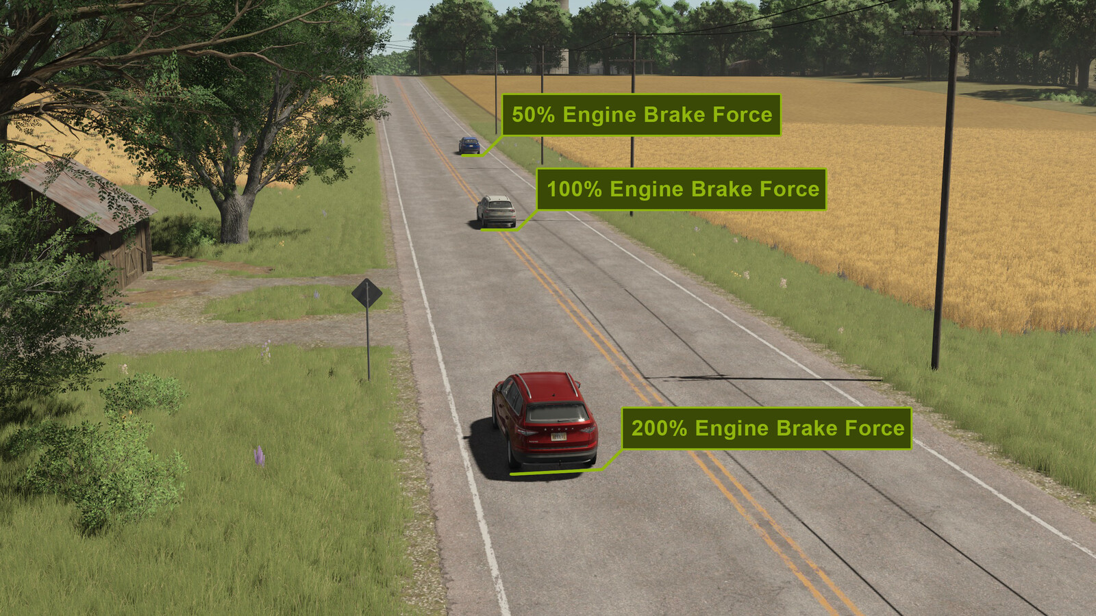 Adjustable Engine Brake Force
