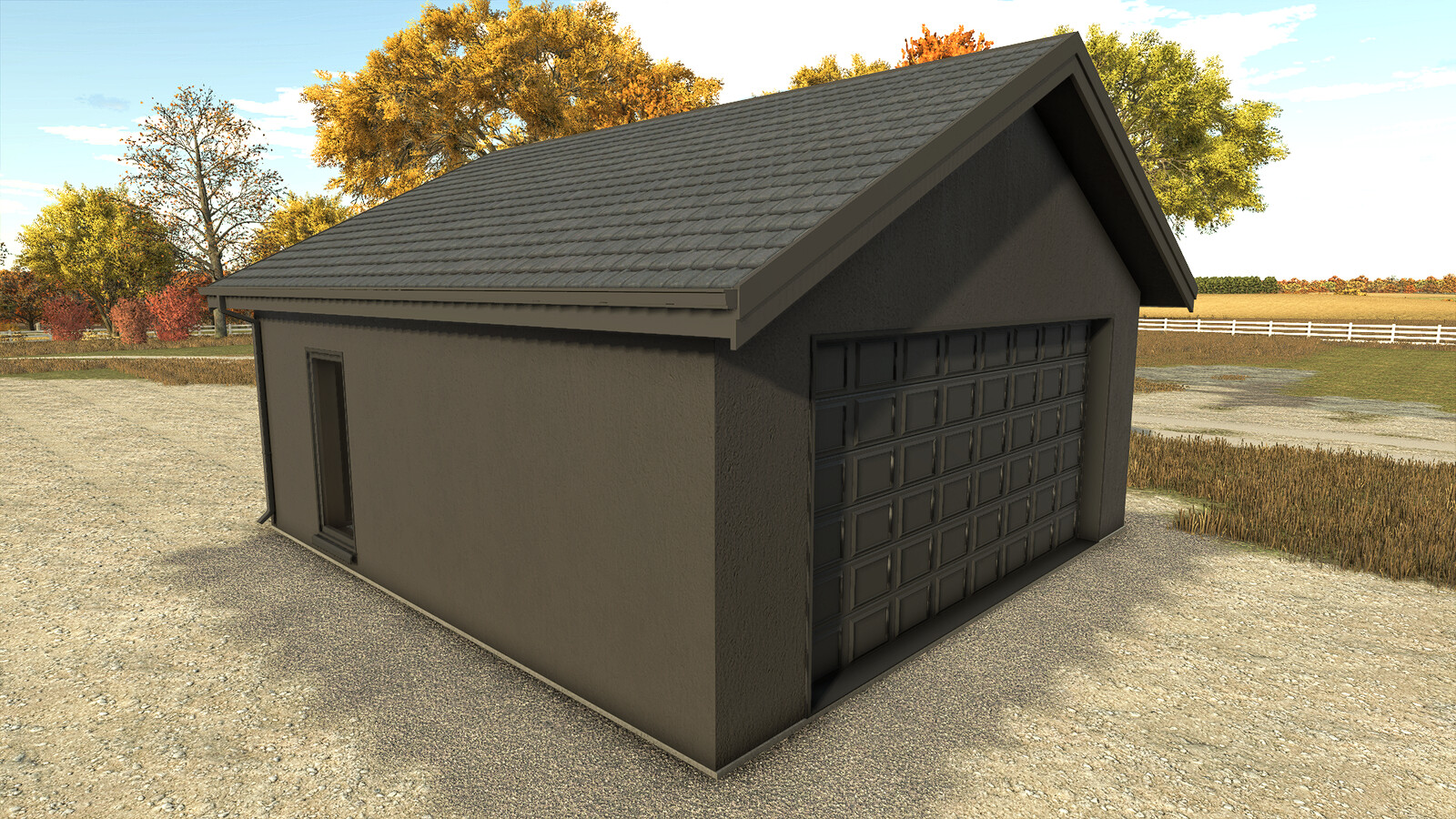 Two Car Garage