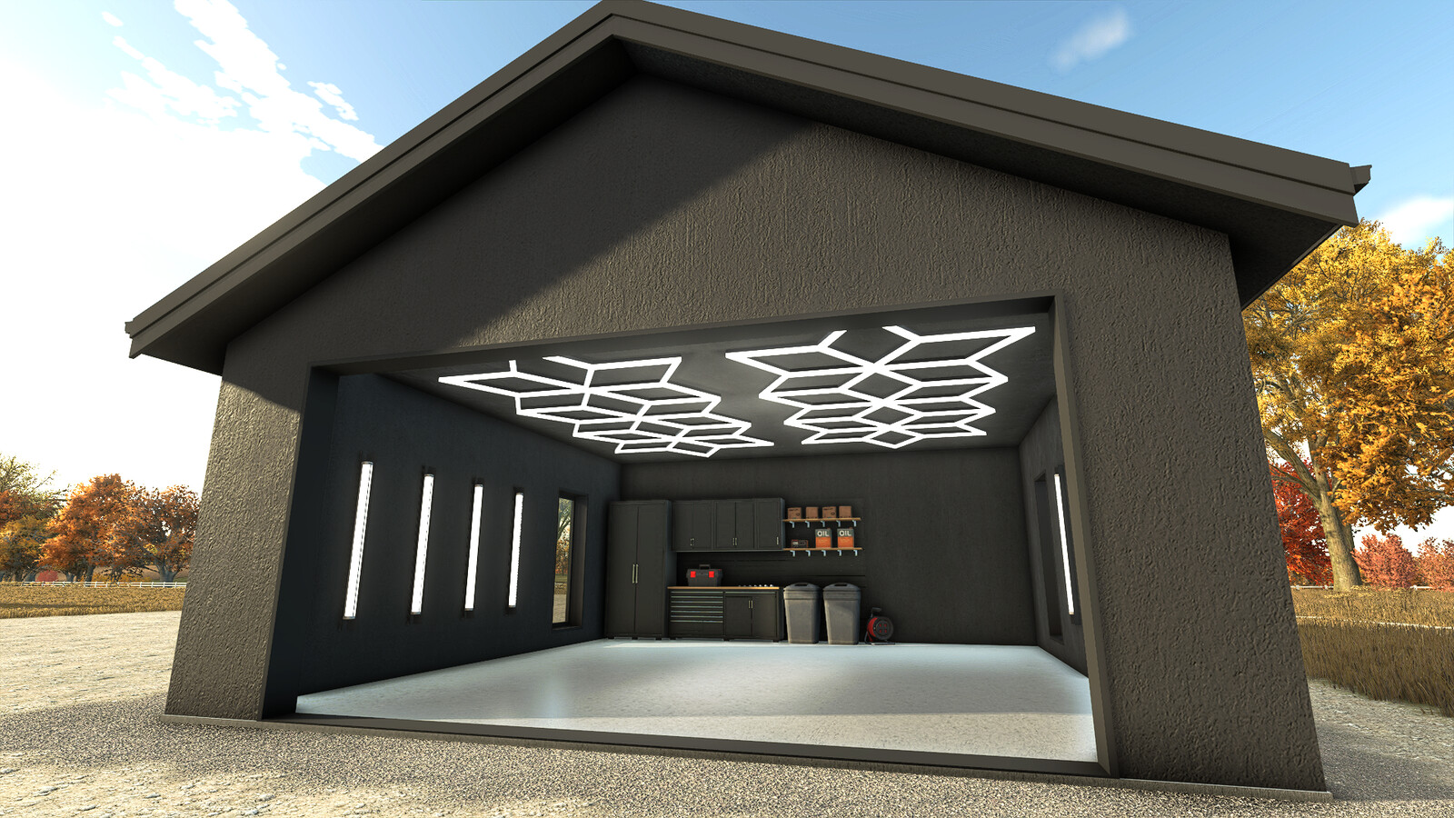 Two Car Garage
