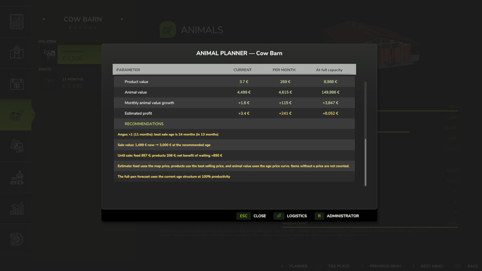 Animal Planner