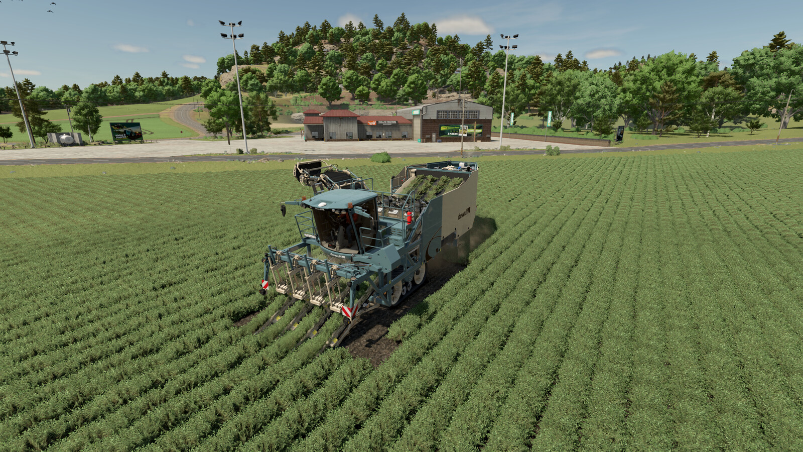 Dewulf Vegetable Harvester