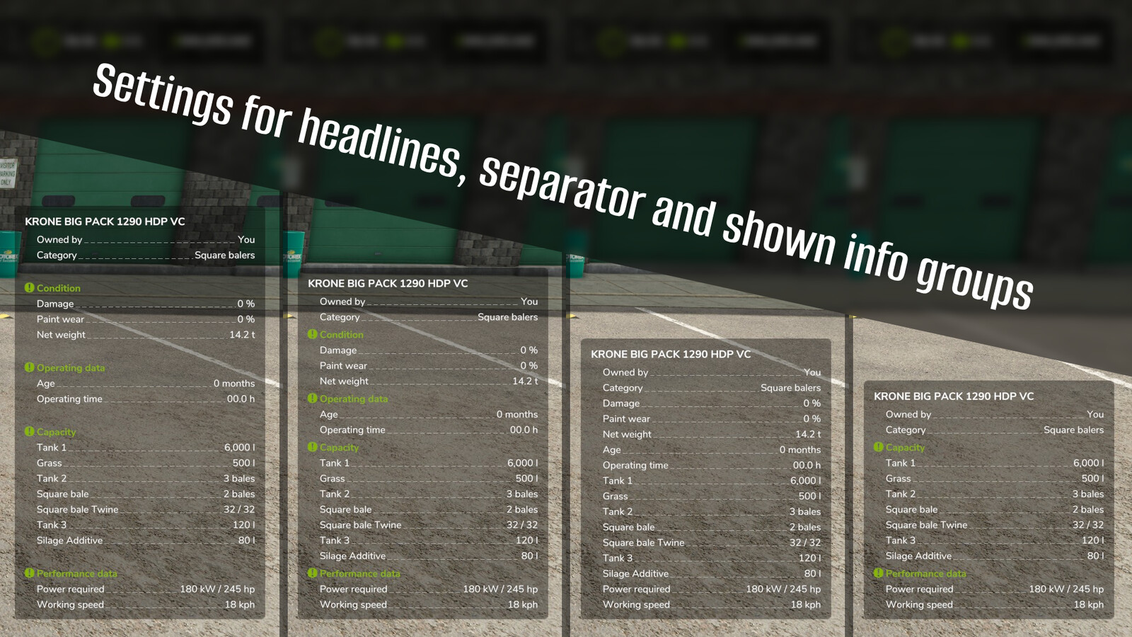 Additional Vehicle Info