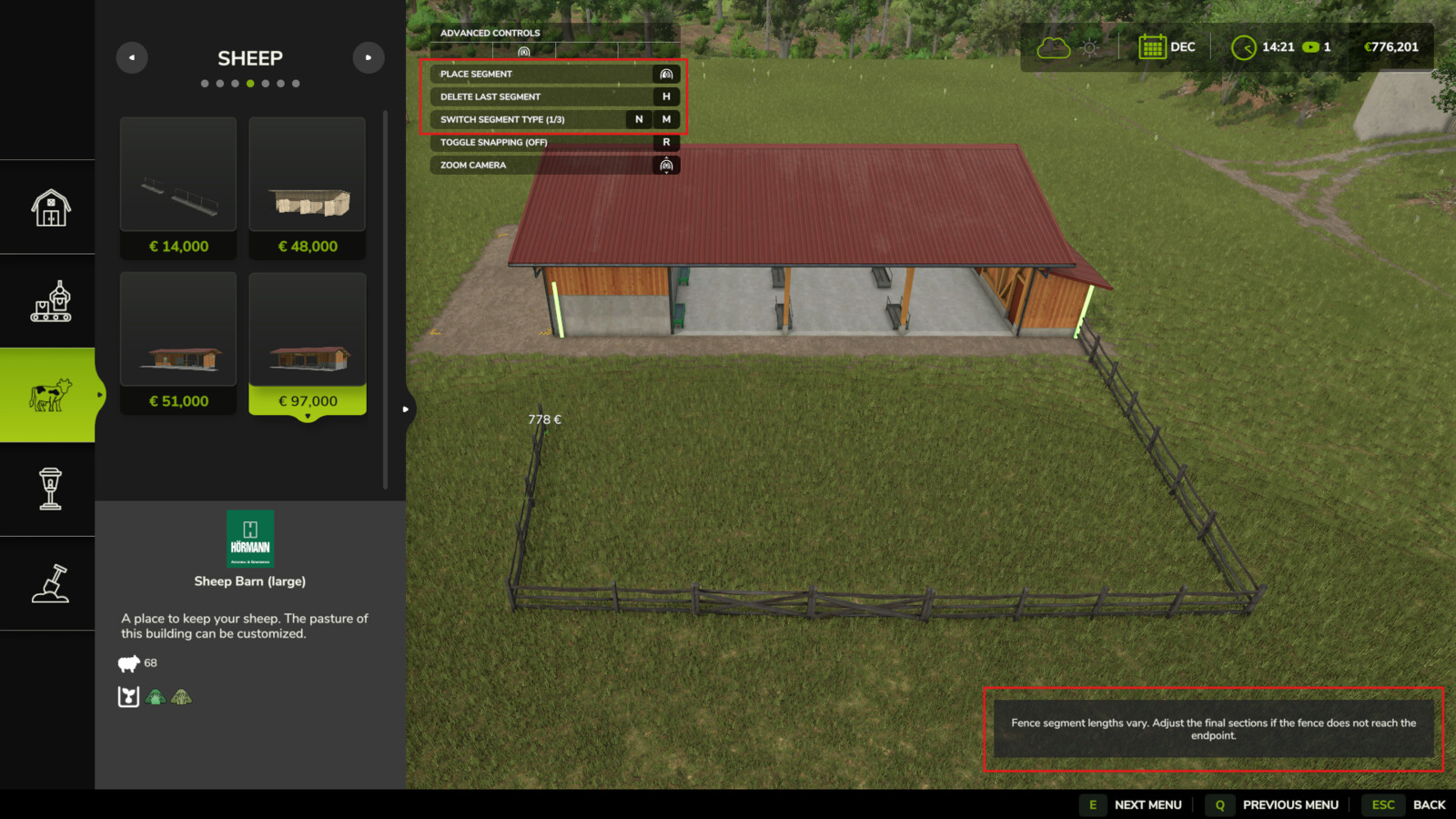 Husbandry Fence Manager
