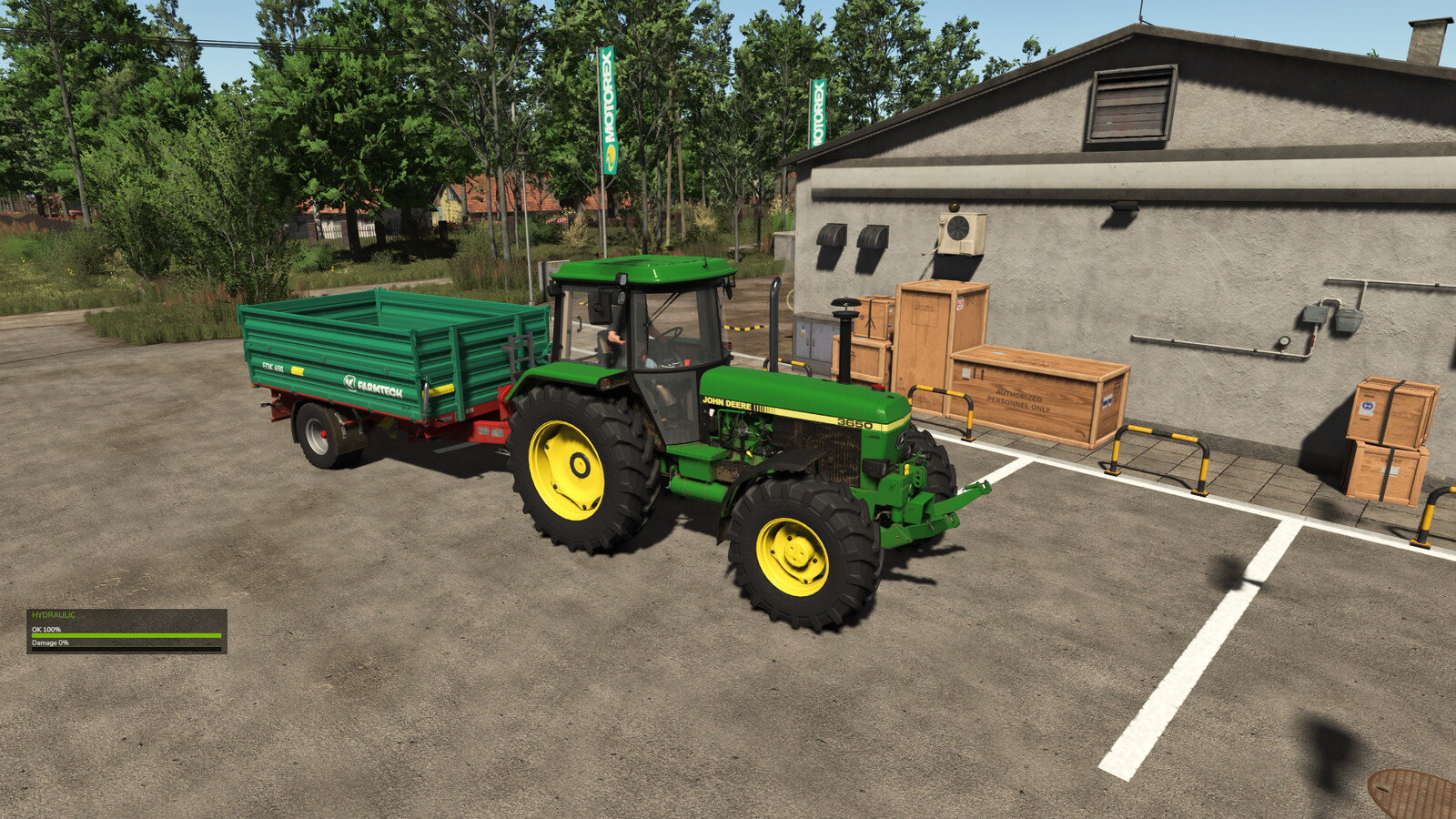 Hydraulic Broken Trailer
