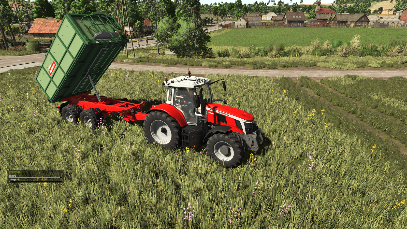 Hydraulic Broken Trailer