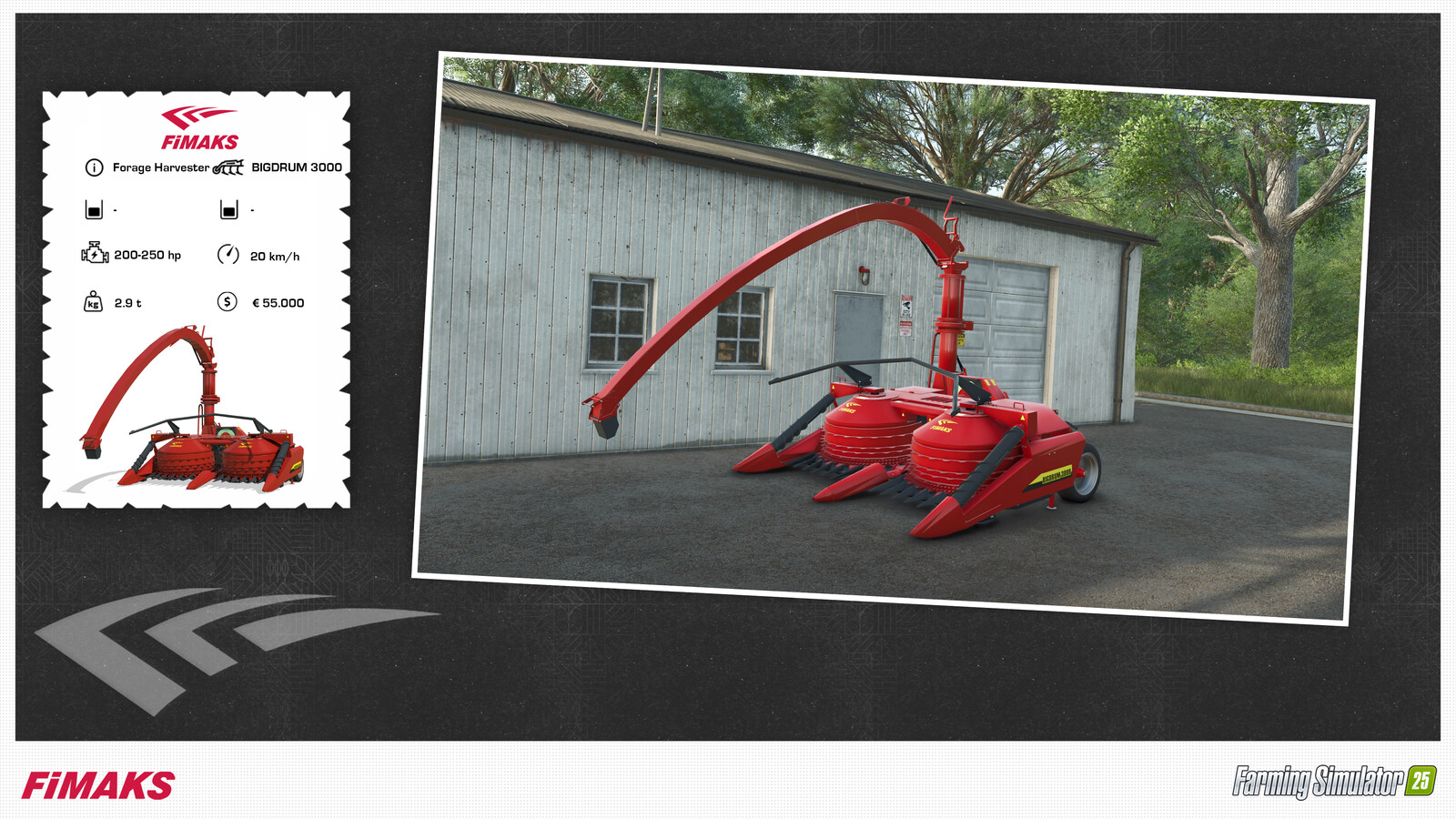 Fimaks Bigdrum 3000 Forage Harvester