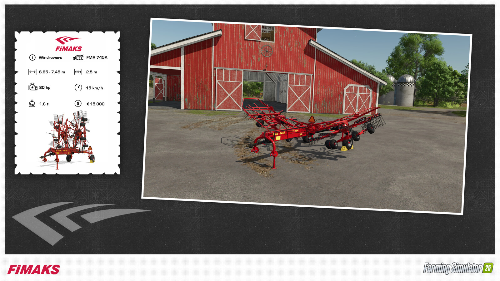 Fimaks FMR 745A Windrower