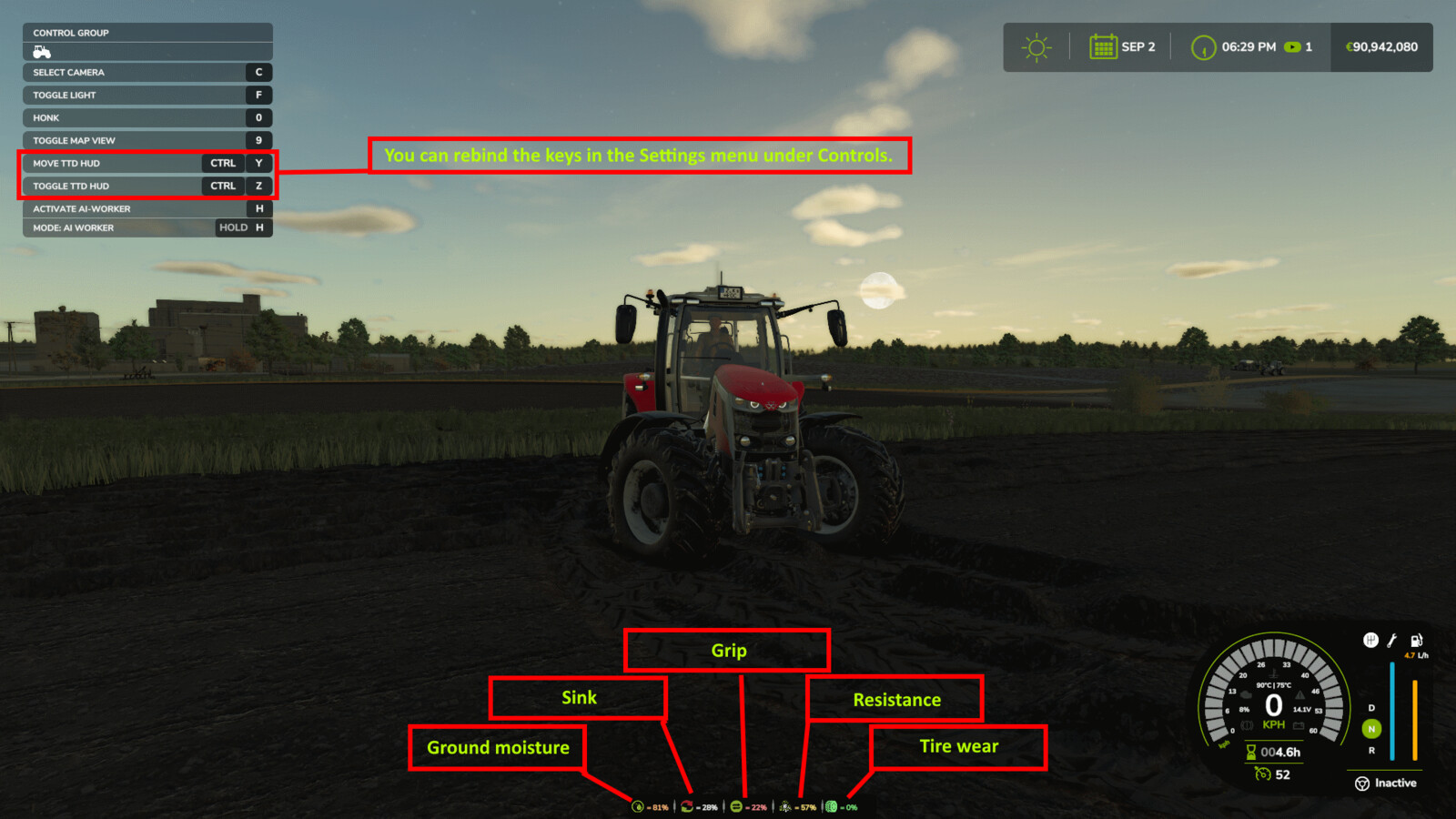 Tractor Terrain Dynamics