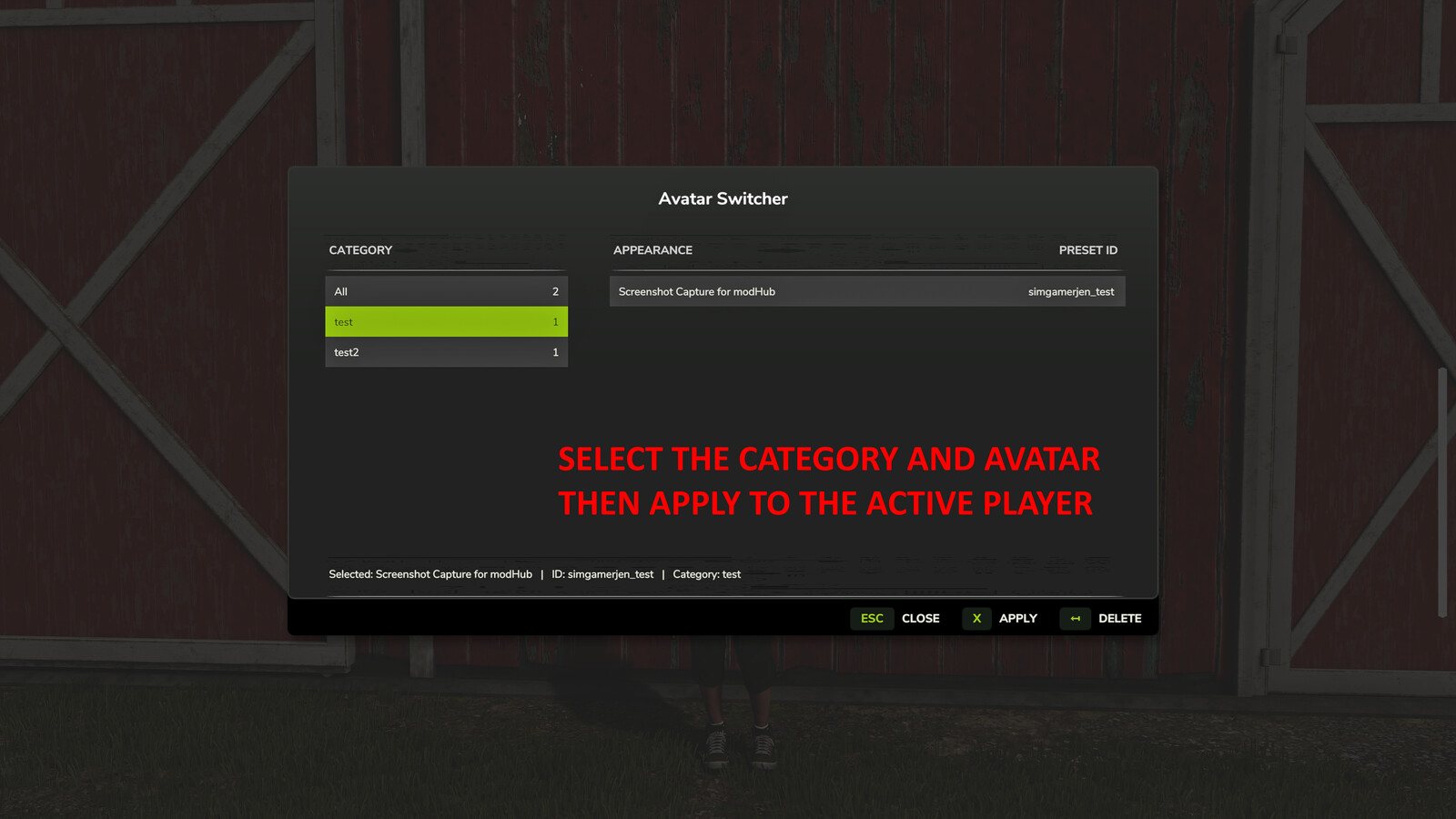 Avatar Switcher