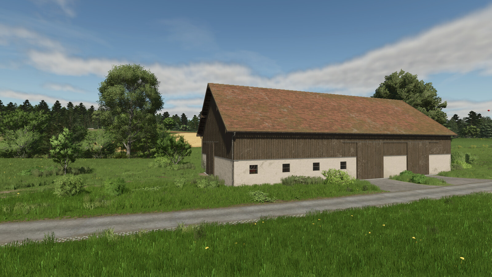 Old Machinery Hall With Hayloft