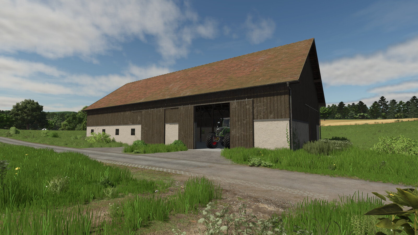 Old Machinery Hall With Hayloft