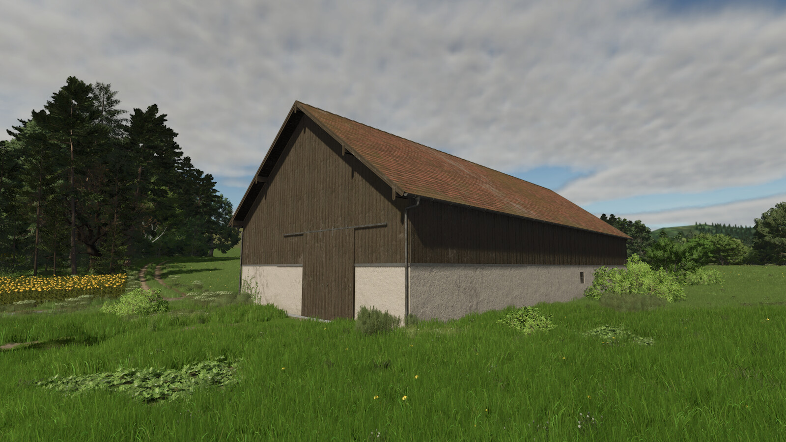 Old Machinery Hall With Hayloft