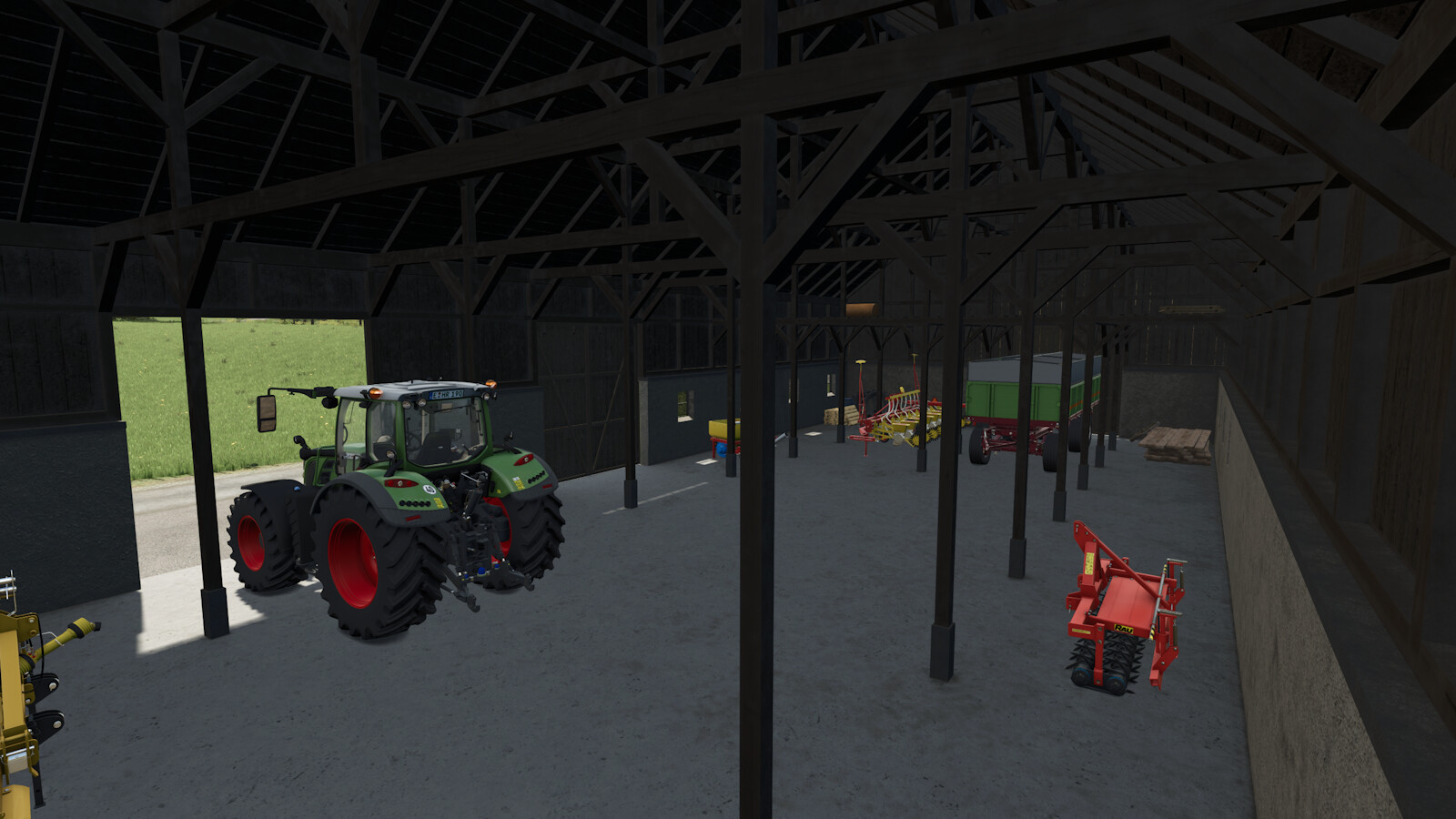 Old Machinery Hall With Hayloft
