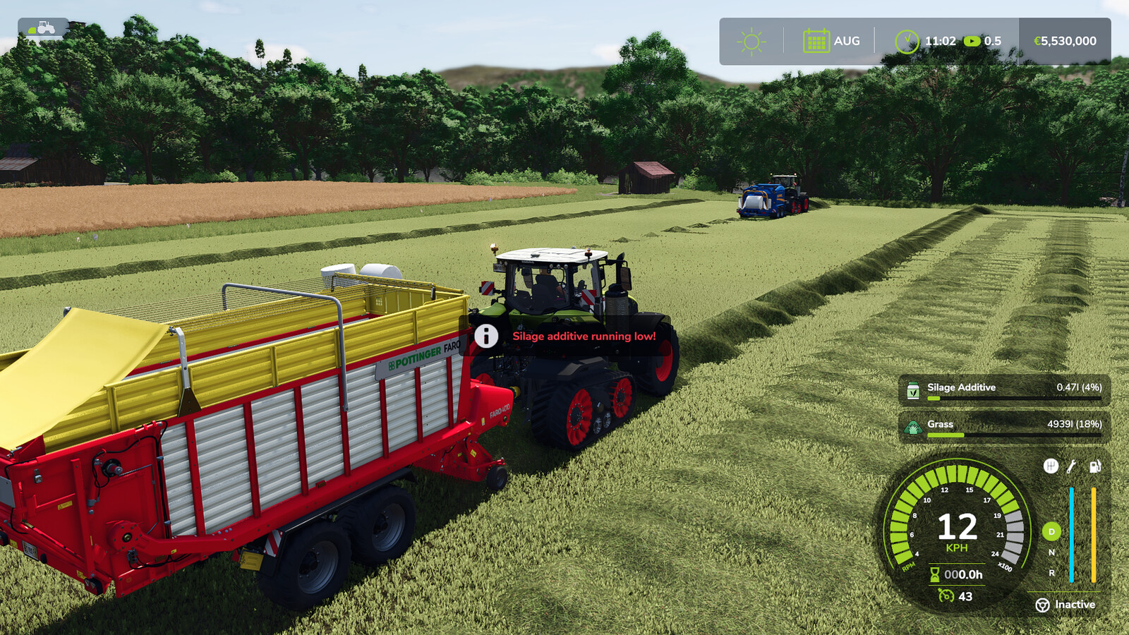 Silage Additive Alarm