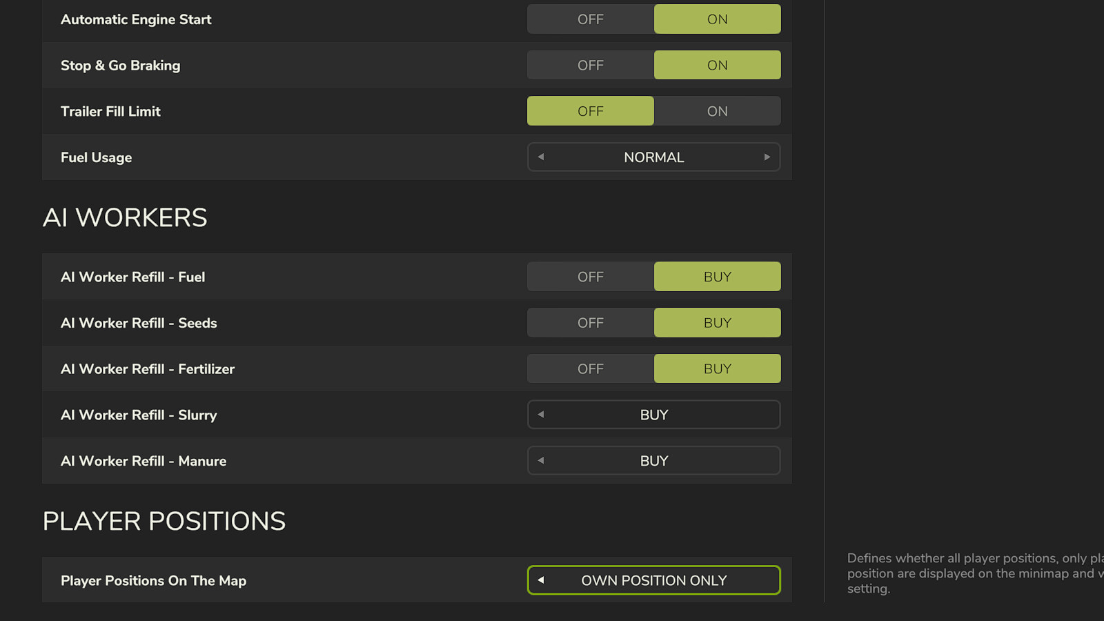 Hide Player Positions
