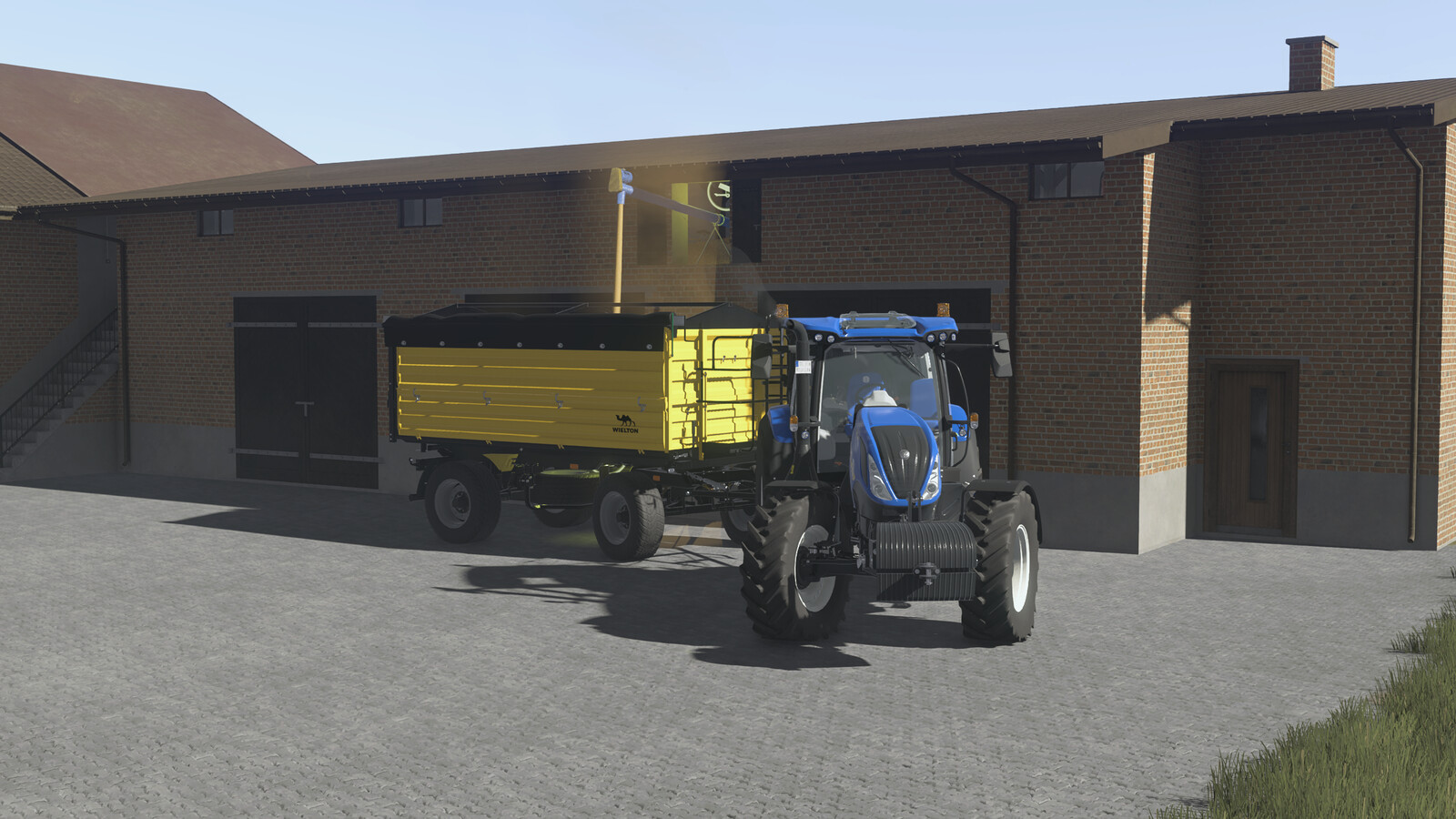 Polish Pigsty With Barn