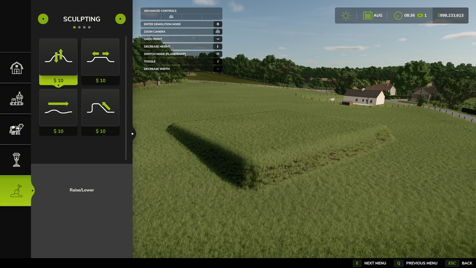 Auto Leveler - Landscaping Terraformer, Slopes & Roads