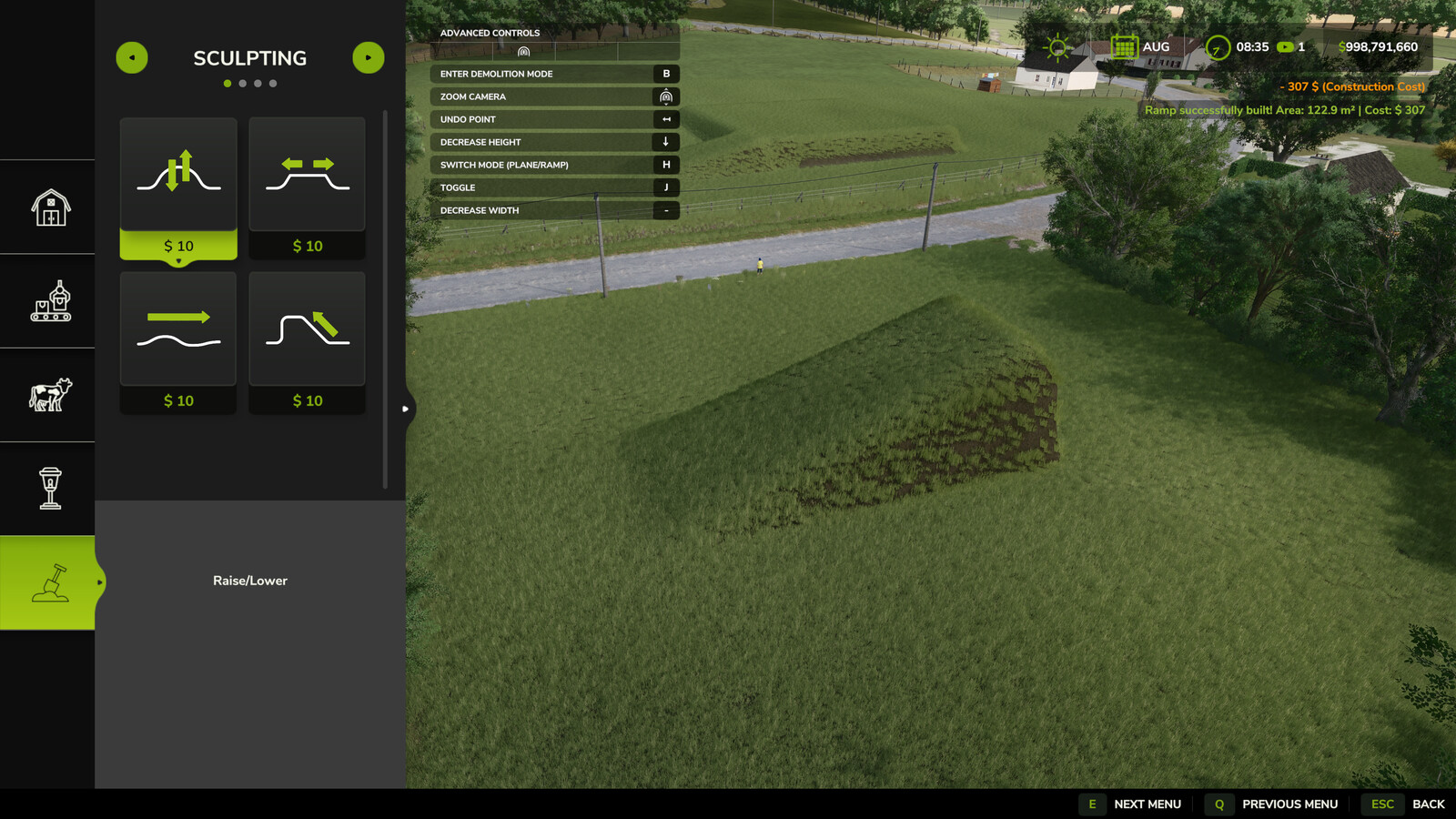 Auto Leveler - Landscaping Terraformer, Slopes & Roads