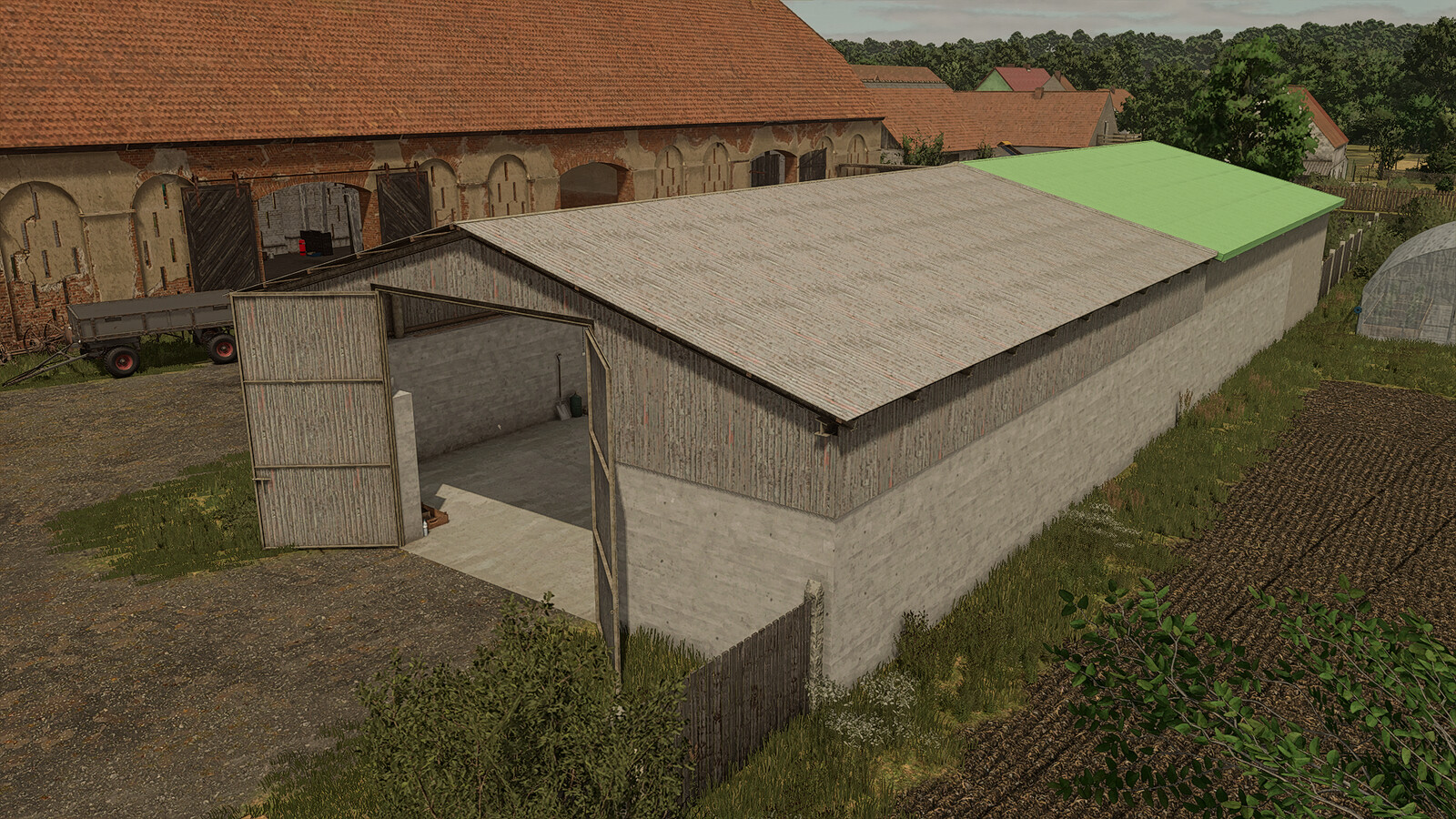 Vegetable Cold Store With A Grain Warehouse