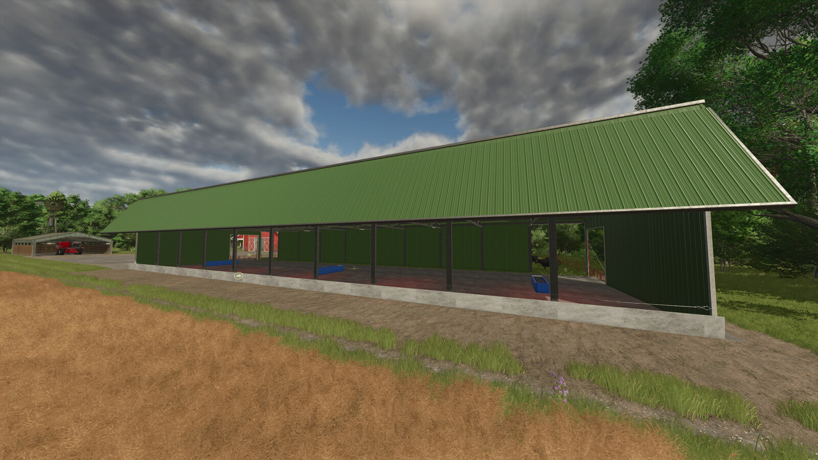 Monoslope Beef Barn