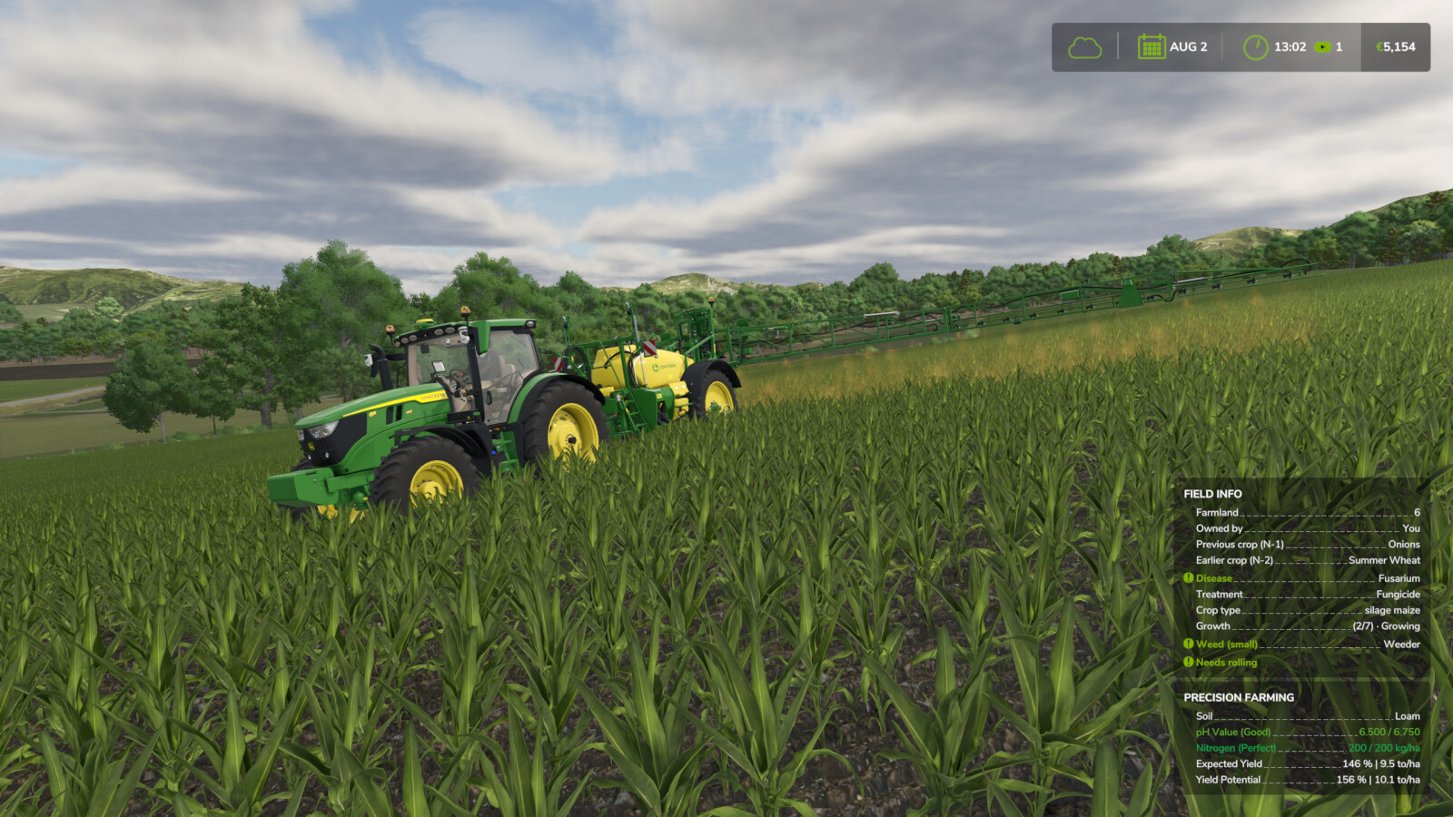 Realistic Crop Rotation