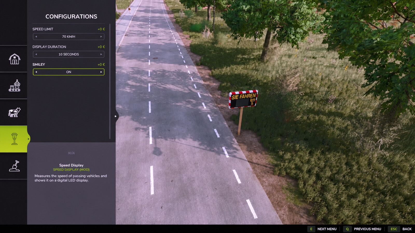Speed Display