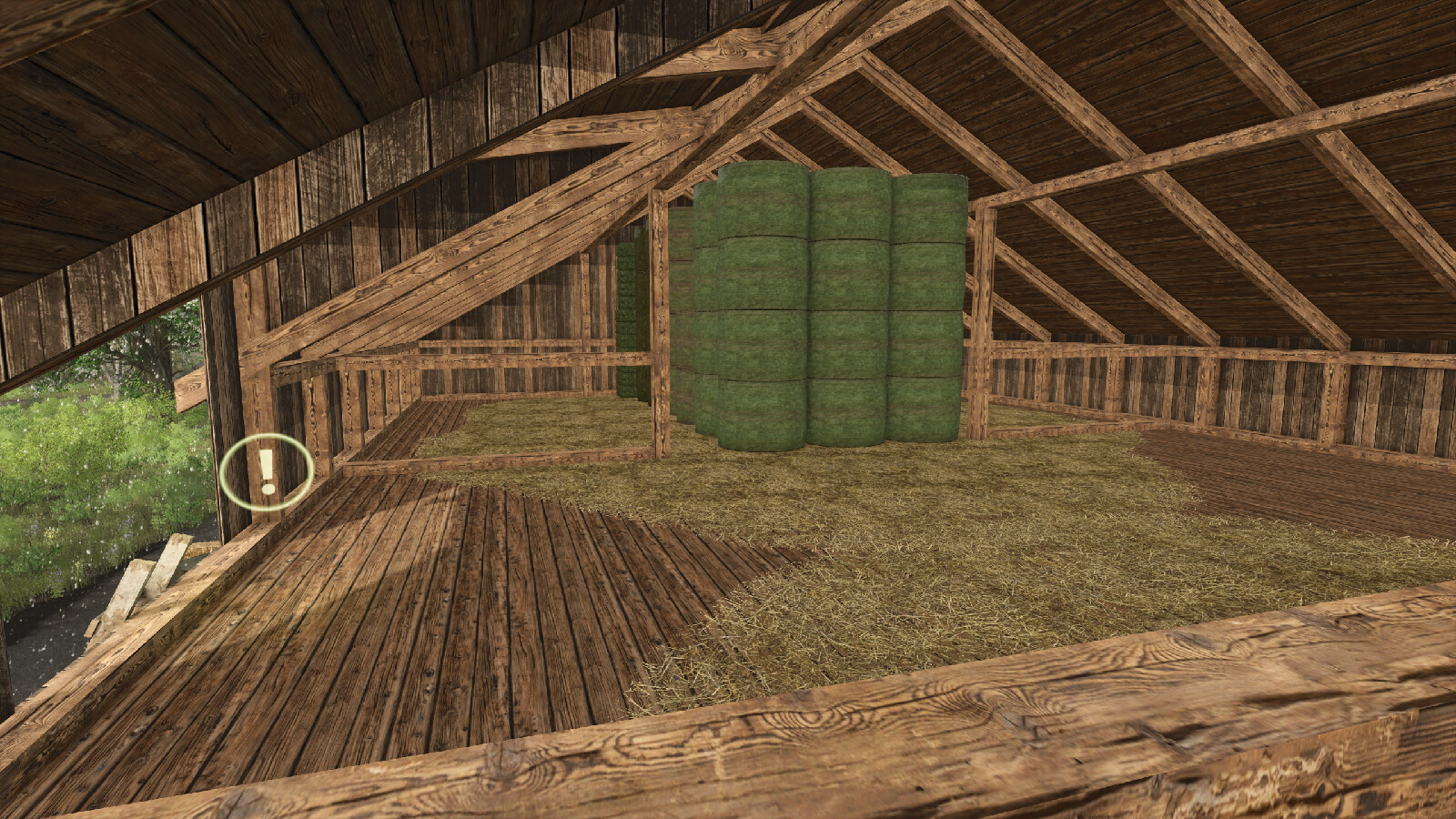 Sheep Goat Barn With Bale Storage