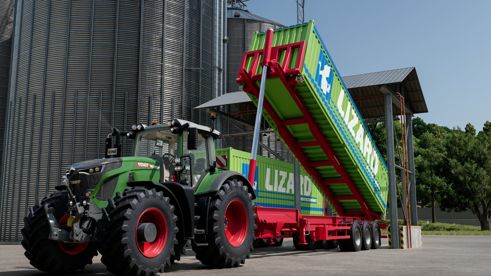Fliegl Tipping Container Trailer